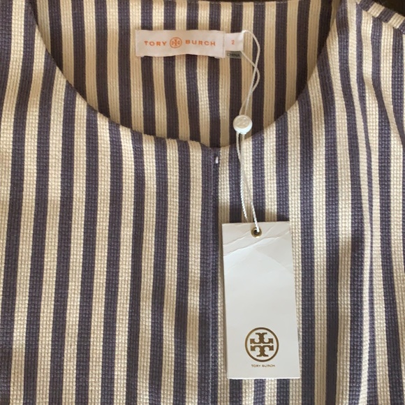 Tory Burch Rene Striped Jacket - Picture 5 of 11